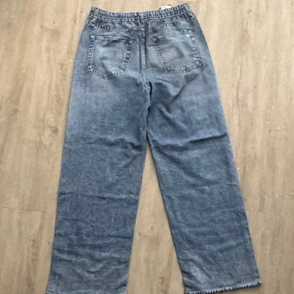NWT rag & bone Wide Leg Blue Jeans - Picture 3 of 4